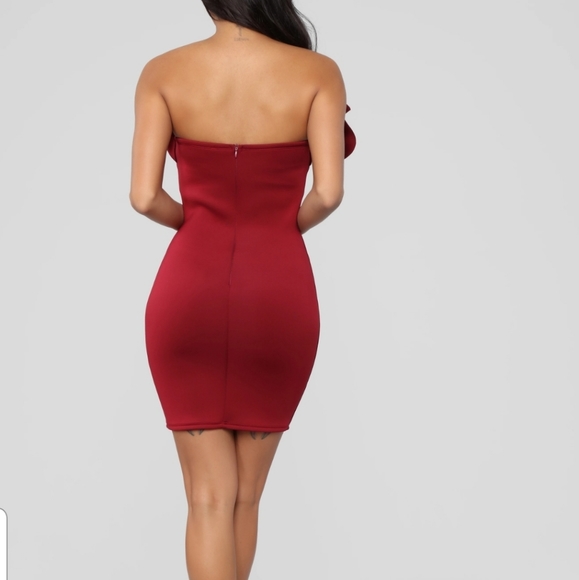 NWT 'Seductive Wine Dress' - Picture 3 of 4